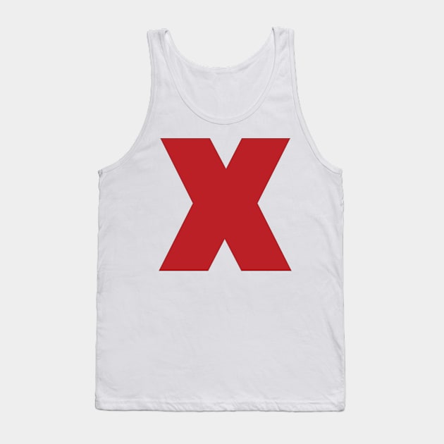 X Tank Top by ShawnaMac